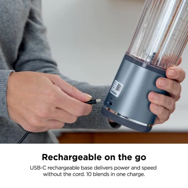 Blast Portable Blender. 530ml. Rechargeable with USB-C Cord. Lightweight. BPA-Free. Ninja BC151 - Image 7