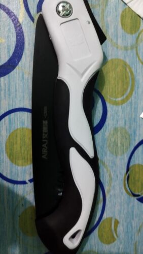 AIRAJ 1pc Industrial Grade Steel Folding Saw, Manual Cutting Tool with Anti-Slip Durable Handle, Three Specifications Available for Outdoor Use, Without Battery photo review