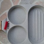 1pc Household Maifanshi 4-Compartment Non-Stick Aluminum Frying Pan with Wooden Handle - Multi-Use Breakfast Eggs, Hamburgers, Steaks & Shrimp Cookware, Even Heat Distribution, Easy Clean, Multicompartment Cooker | Ergonomic Kitchenware | Easyclean Surface photo review