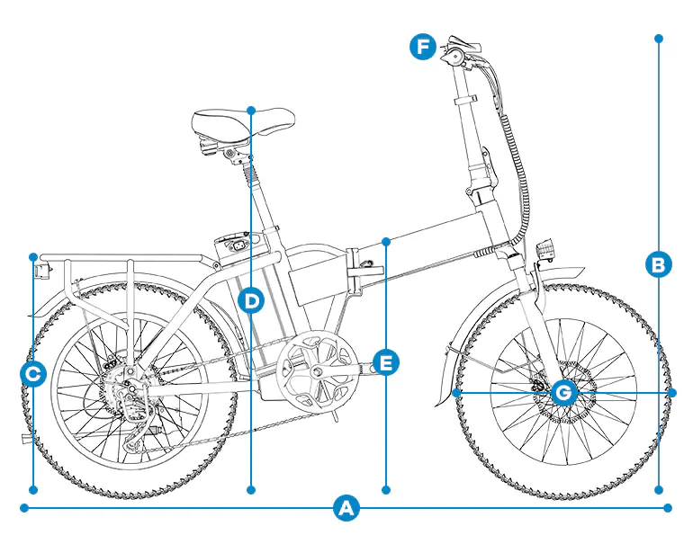 Foldable electric bicycle Up to 100Mile,35mph