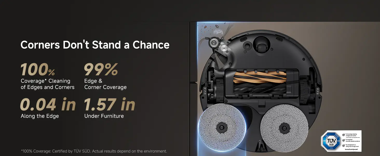 X50 Ultra Robot Vacuum and Mop - Halloween Limited time 10% discount Auto-Empty and Mop Self-Cleaning, 20,000Pa Suction, Obstacle Avoidance and 360° Navigation, Corner to Edge Deep Cleaning, Detangling Brush